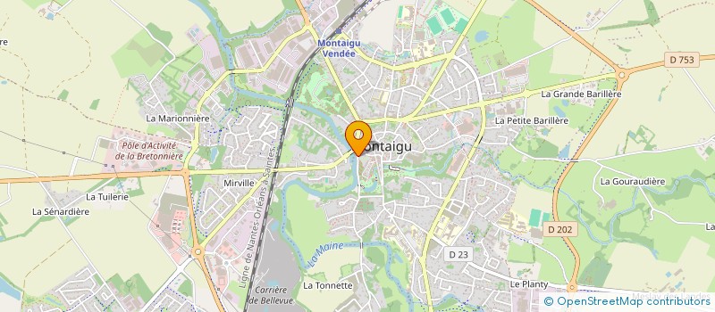 localisation de l'entreprise HOLDING FONTENEAU FAMILY à MONTAIGU-VENDEE