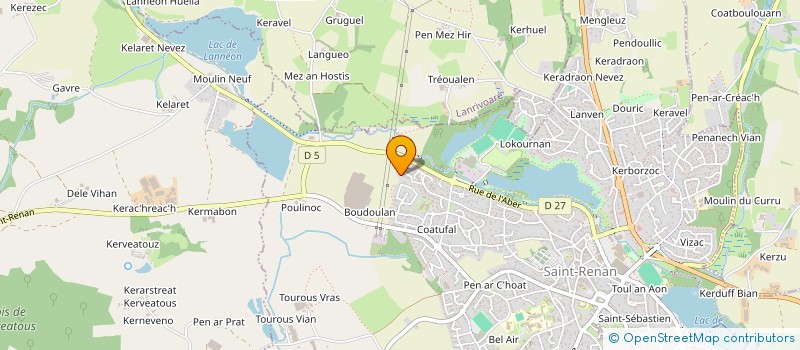 localisation de l'entreprise HOLDING FORNES PATRIMOINE à SAINT-RENAN