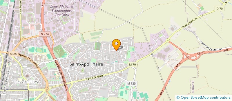localisation de l'entreprise HOLDING FORTIN à SAINT-APOLLINAIRE