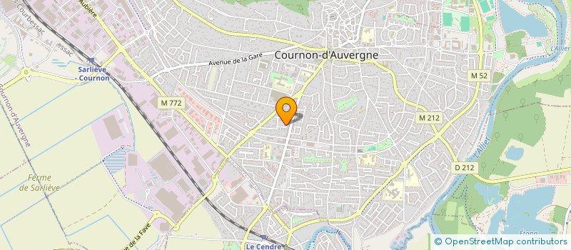 localisation de l'entreprise HOLDING FOUAD NOUMRI  COURNON-D'AUVERGNE