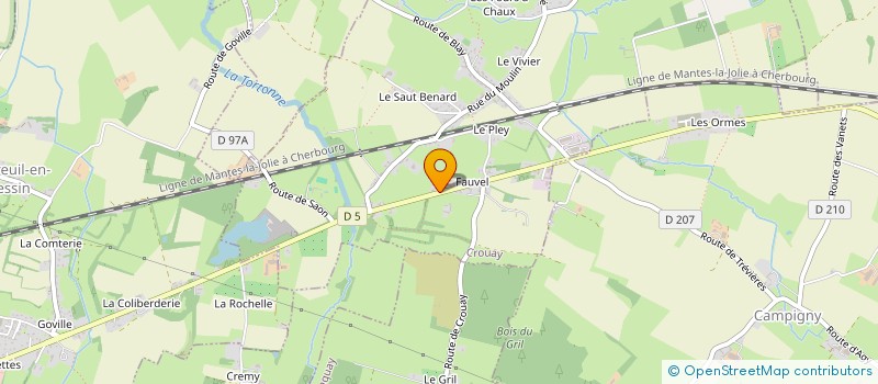 localisation de l'entreprise HOLDING FOUCHER  CROUAY