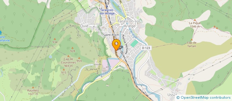 localisation de l'entreprise HOLDING FOURNIE à TARASCON-SUR-ARIEGE