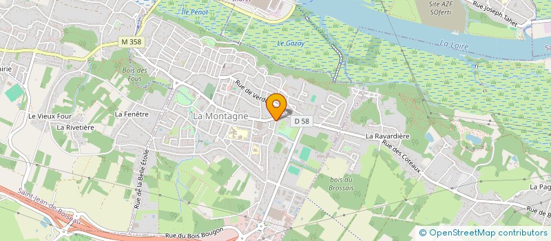 localisation de l'entreprise HOLDING FOURNIER  LA MONTAGNE