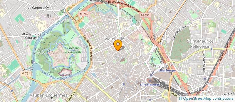localisation de l'entreprise HOLDING FOUTRY à LILLE