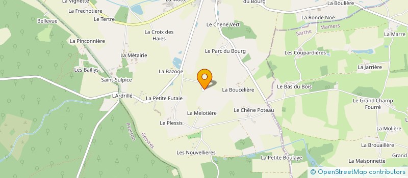 localisation de l'entreprise HOLDING FOX  GESVRES