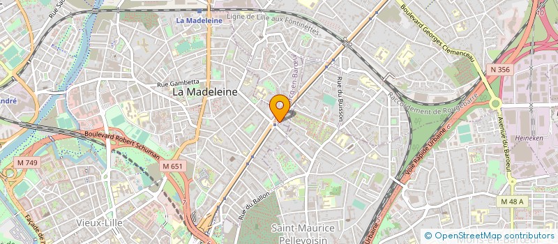 localisation de l'entreprise HOLDING FPB à MARCQ-EN-BARŒUL