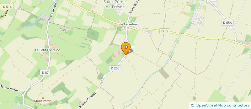 localisation de l'entreprise HOLDING FPM  SAINT-COME-DE-FRESNE