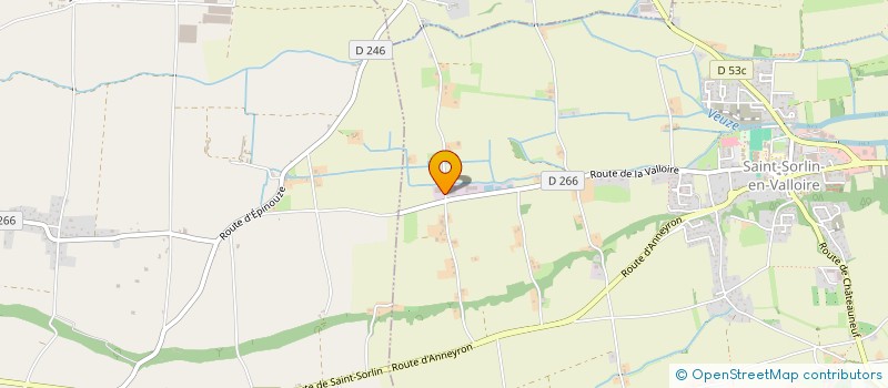 localisation de l'entreprise HOLDING FRANCE REVETEMENTS  SAINT-SORLIN-EN-VALLOIRE