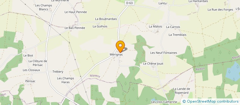 localisation de l'entreprise HOLDING FREDERIC GICQUEL  MAXENT