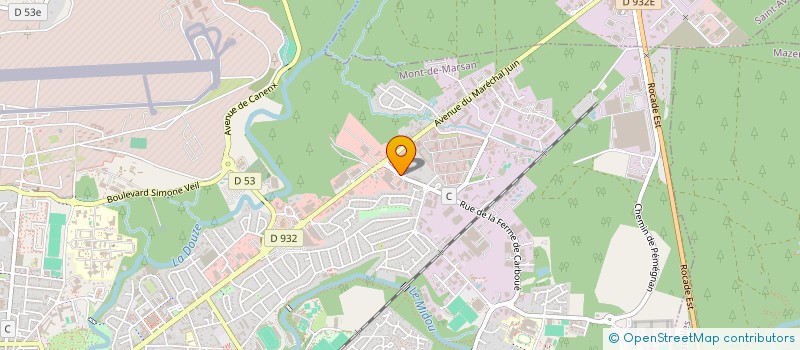 localisation de l'entreprise HOLDING FREDERIC HORLAVILLE HFL  MONT-DE-MARSAN