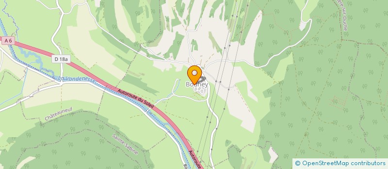 localisation de l'entreprise HOLDING FREDERIC LEPRINCE  MONTCEAU-ET-ECHARNANT