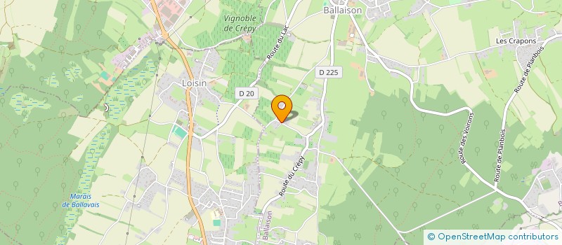 localisation de l'entreprise HOLDING FREDERIC VIAUD  VEIGY-FONCENEX