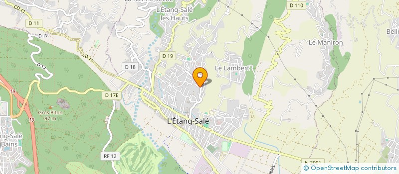 localisation de l'entreprise HOLDING FREGENCE  L ETANG SALE