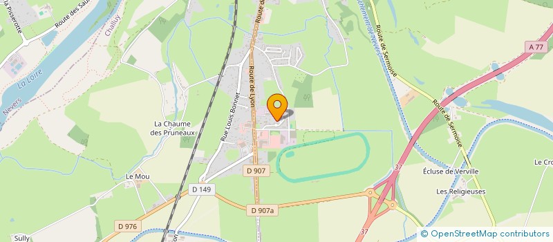 localisation de l'entreprise HOLDING FRIAUD  SERMOISE-SUR-LOIRE