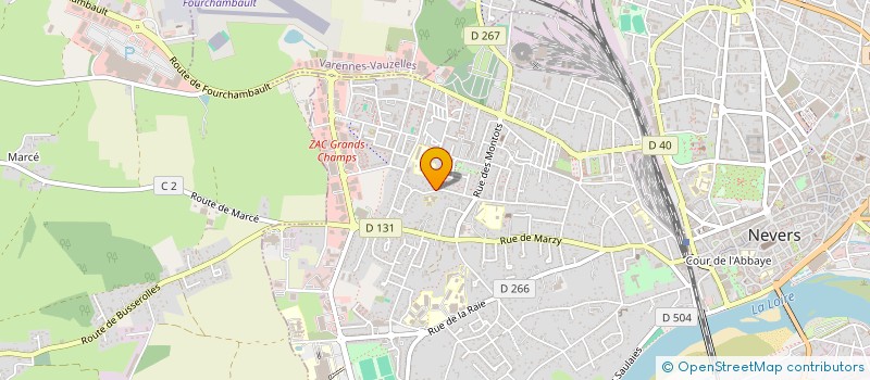 localisation de l'entreprise HOLDING FRIFRA à NEVERS
