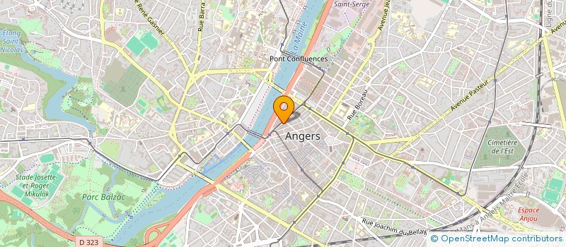 localisation de l'entreprise HOLDING FROGER  ANGERS