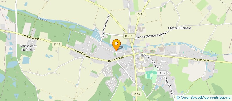 localisation de l'entreprise HOLDING FROT à TIGY