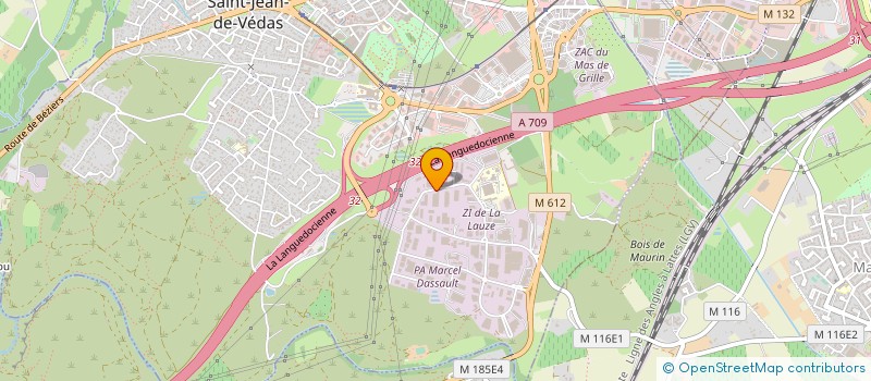 localisation de l'entreprise HOLDING FS à SAINT-JEAN-DE-VEDAS
