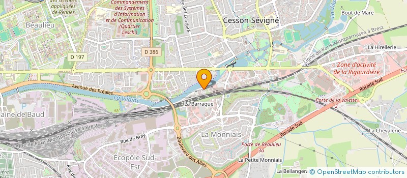 localisation de l'entreprise HOLDING FSD à CESSON-SEVIGNE