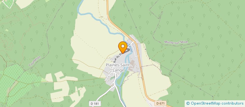 localisation de l'entreprise HOLDING G.E.C.  PLAINES-SAINT-LANGE