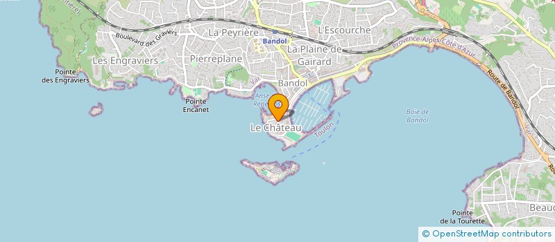 localisation de l'entreprise HOLDING G. GRECH  BANDOL