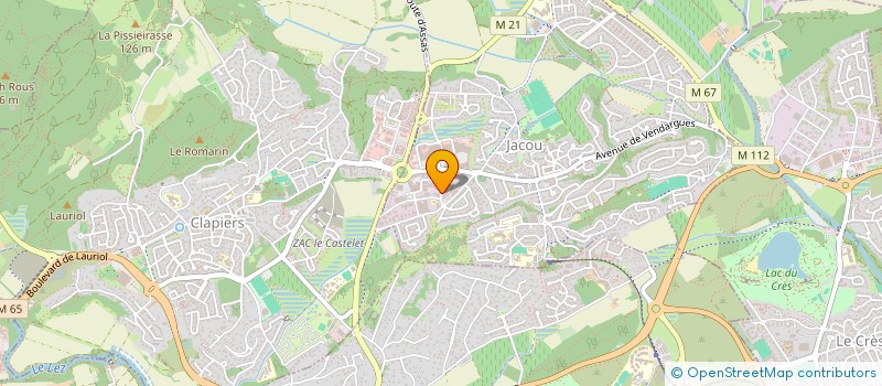 localisation de l'entreprise HOLDING G2A  JACOU