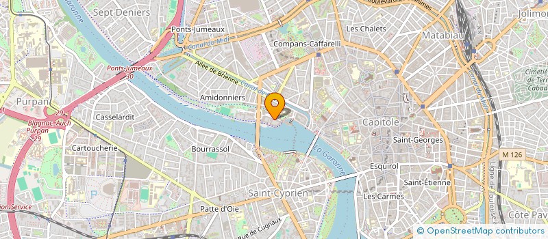 localisation de l'entreprise HOLDING G2LI  TOULOUSE