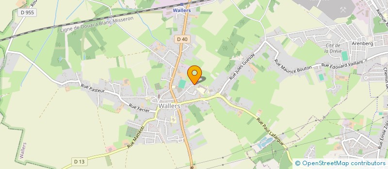 localisation de l'entreprise HOLDING GADEYNE à WALLERS