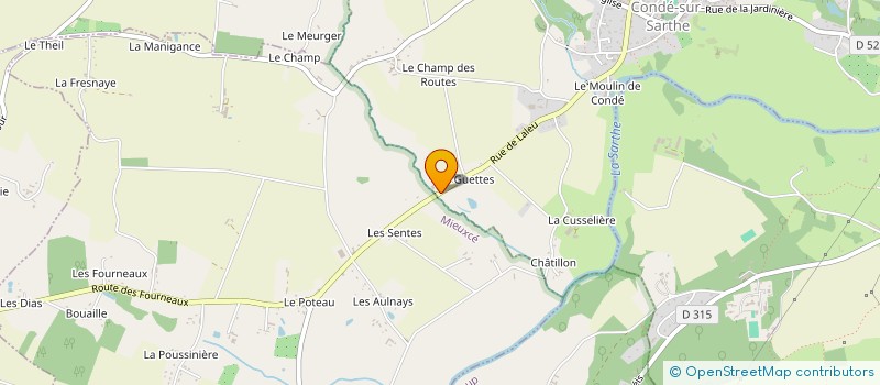 localisation de l'entreprise HOLDING GADOIS INVEST à LE MENIL BROUT