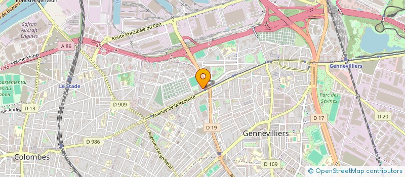 localisation de l'entreprise HOLDING GAHFIF à ASNIERES-SUR-SEINE