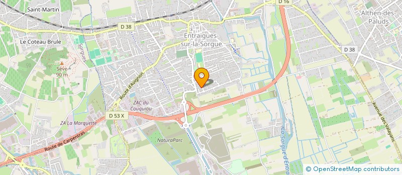 localisation de l'entreprise HOLDING GALEA  ENTRAIGUES-SUR-LA-SORGUE