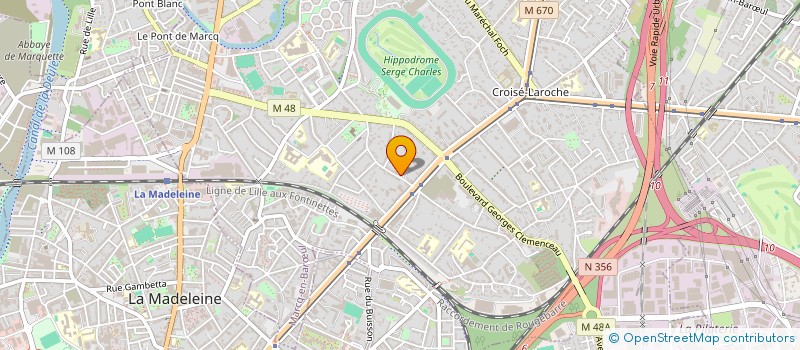 localisation de l'entreprise HOLDING GALIEGUE à MARCQ-EN-BARŒUL