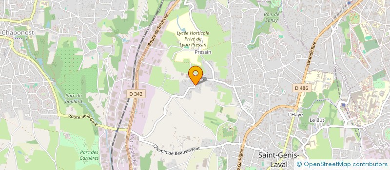 localisation de l'entreprise HOLDING GALIX  SAINT-GENIS-LAVAL