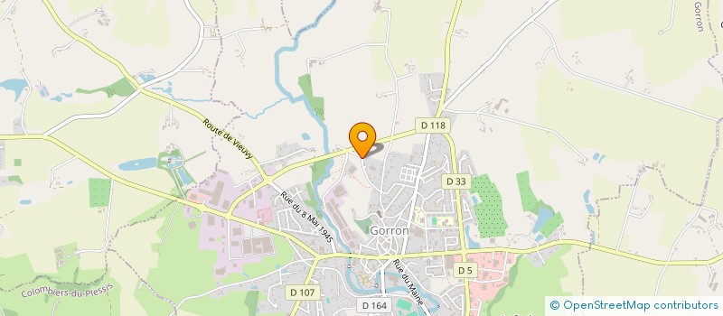 localisation de l'entreprise HOLDING GALLIENNE  GORRON