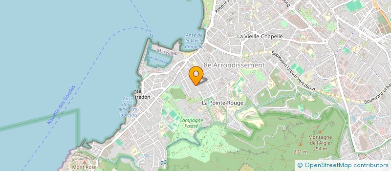 localisation de l'entreprise HOLDING GALLOEE à MARSEILLE 8EME
