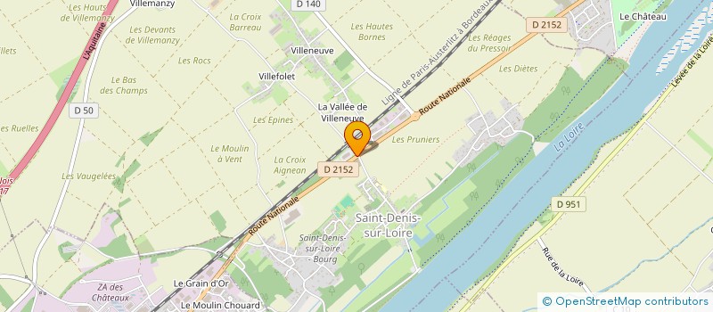 localisation de l'entreprise HOLDING GALPIN  SAINT-DENIS-SUR-LOIRE