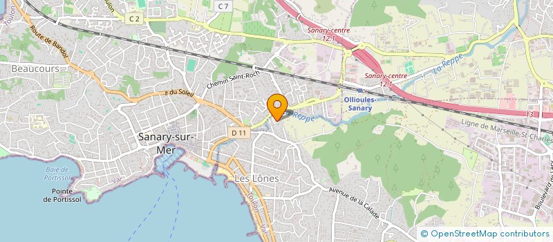 localisation de l'entreprise HOLDING GAMEZ à SIX-FOURS-LES-PLAGES
