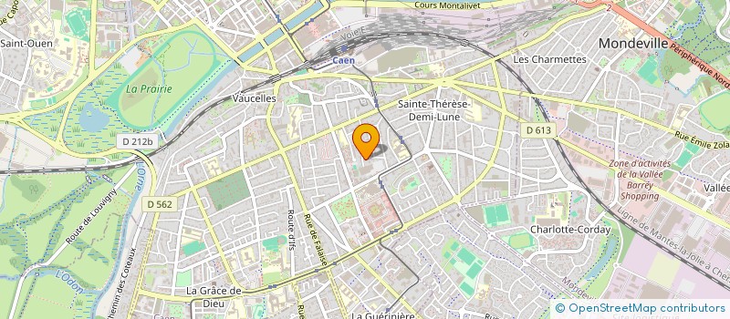 localisation de l'entreprise HOLDING GANA à CAEN