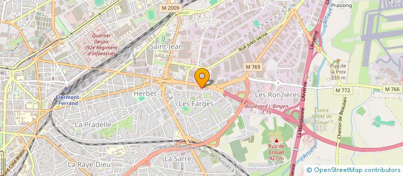 localisation de l'entreprise HOLDING GAP 2 à CLERMONT-FERRAND