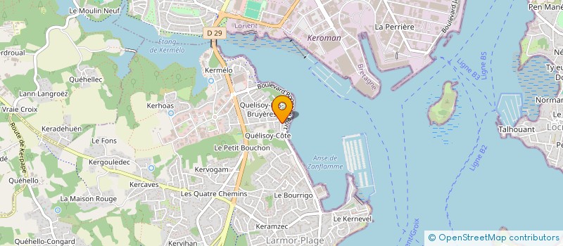 localisation de l'entreprise HOLDING GARREAU à LARMOR-PLAGE