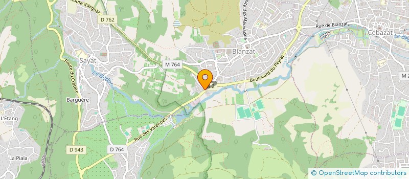 localisation de l'entreprise HOLDING GARY GARCIA  BLANZAT