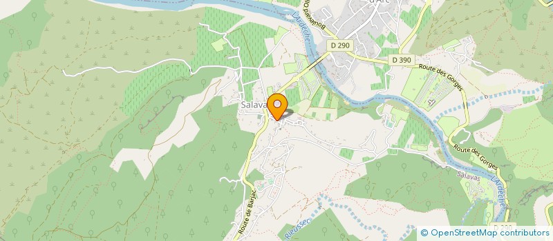 localisation de l'entreprise HOLDING GATH  SALAVAS