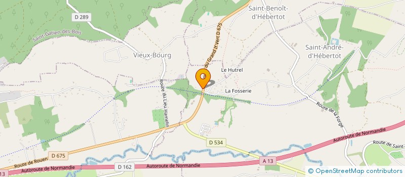 localisation de l'entreprise HOLDING GAUCHET  SAINT BENOIT D'HEBERTOT