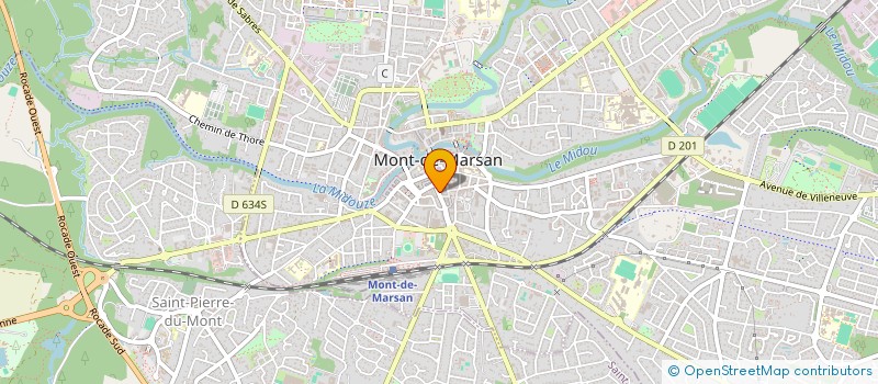 localisation de l'entreprise HOLDING GAUDIOSO  MONT-DE-MARSAN