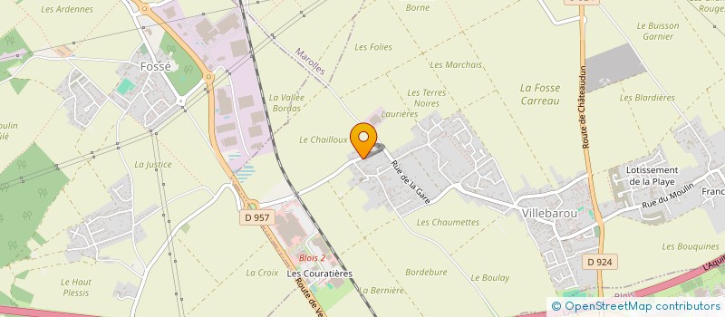 localisation de l'entreprise HOLDING GAULT  VILLEBAROU