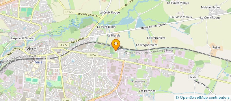 localisation de l'entreprise HOLDING GAVARD  VITRE