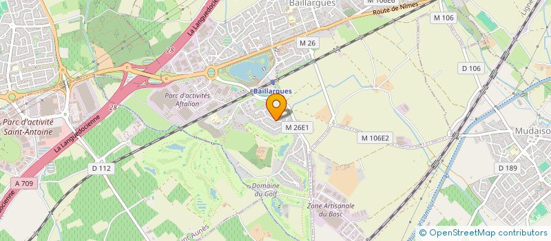 localisation de l'entreprise HOLDING GB FINANCES à BAILLARGUES