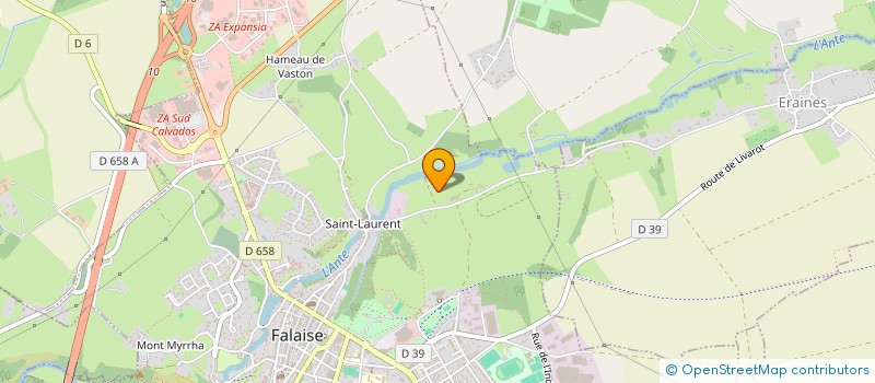 localisation de l'entreprise HOLDING GC CO à FALAISE