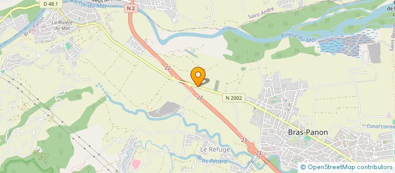 localisation de l'entreprise HOLDING GCA  BRAS-PANON