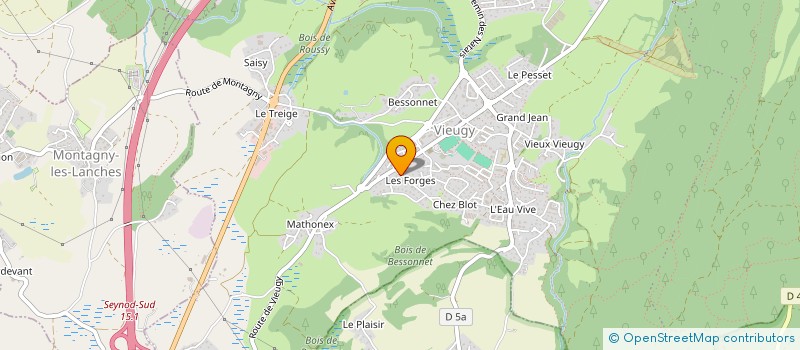 localisation de l'entreprise HOLDING GD INVEST à ANNECY
